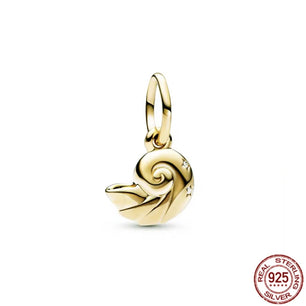 925 Sterling Silver Gold Plated Charms